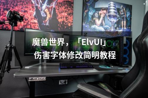 魔兽世界，「ElvUI」 伤害字体修改简明教程-第1张-游戏资讯-丘大网