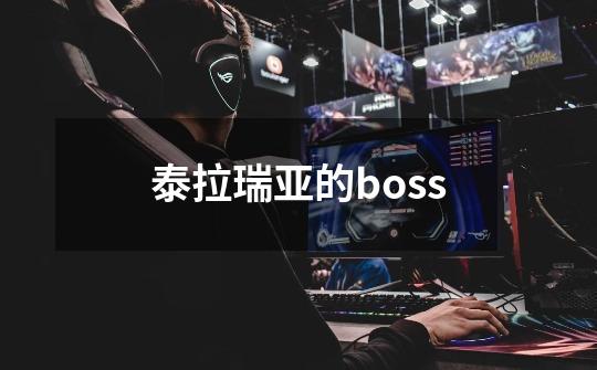 泰拉瑞亚的boss-第1张-游戏资讯-丘大网