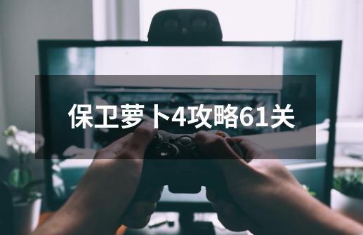 保卫萝卜4攻略61关-第1张-游戏资讯-丘大网