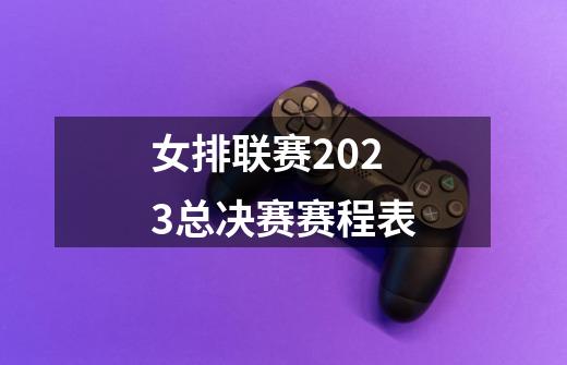 女排联赛2023总决赛赛程表-第1张-游戏资讯-丘大网